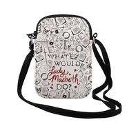 FUNYSO Sac à bandoulière « What Would Lady Theater » - Cadeau pour les amateurs de littérature classique, les amateurs de livres et de théâtre, Would Lady Cr UK, 0
