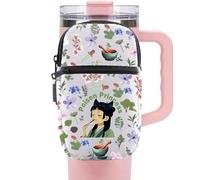 FUNYSO Sac à bouteille d'eau inspiré du film d'animation pour fans d'anime, cadeau d'apothicaire, poison et princesse, Poison Princess Wb Pouch UK, sac bouteille d'eau