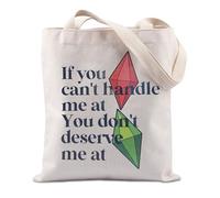 FUNYSO Sac cadeau pour amateur de jeux vidéo avec carte SIM If You Can't Handle Me At You Don't Deserve Me At Tote Bag, Deserve Me at UK, 28 inches