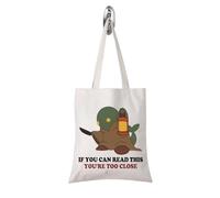 FUNYSO Sac fourre-tout de jeu vidéo avec inscription « If You Can Read This You're Too Close », If Close Tote UK, 0