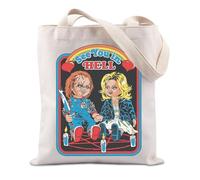 FUNYSO Sac fourre-tout inspiré du film d'horreur « See You In Hell » pour fans de Chucky, Rendez-vous en au Royaume-Uni, 0