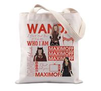 FUNYSO Sac fourre-tout inspiré du film Super Héros Wanda Cadeau sorcière Avengers, Wanda UK, 0