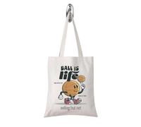 FUNYSO Sac fourre-tout pour les joueurs de basket-ball - Cadeau idéal pour les amateurs de basket-ball, Is Life Tote UK, 0