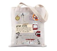 FUNYSO Sac fourre-tout « Welcome To Mystic Falls » pour vampire, Mystic Falls UK, 28 inches