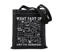 FUNYSO Sac fourre-tout « What Part Of Don't You Understand Respiratory Therapist », What Part Rt UK, 0