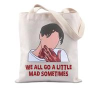 FUNYSO We All Go A Little Mad Sometimes Sac fourre-tout inspiré des films d'horreur, Go a Little UK, 0