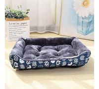 FUNZE Pet Chien Lit Canapé Tapis Produits pour Animaux Coussin Chien Animaux Accessoires Chiens Panier Fournitures pour Grand Moyen Petite Maison Chat Lit