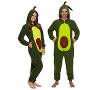 Funziez! Combinaison Ananas et Avocat Adulte - Costume d'halloween Alimentaire - Costume de Cosplay Une pièce pour Adultes, Femmes et Hommes