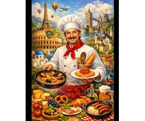 FUOCHI SPARSI PER L'EUROPA: Memorie, storie e ricette di uno chef girovago