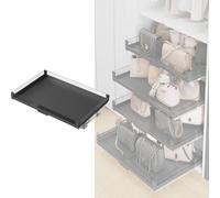 Fuori Vassoio Gabinetto Organiseur Scarpiera pour Armadio avec Rimbalzo Scivolo Scaffale per Ingresso e Camera da Letto Spazio Salvaspazio (66 x 46 x 13 cm)