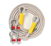 Fuoristrada Cinghia Traino Auto, Corda Da Traino Con 2 Grilli Morbidi, Borsa Di Stoccaggio, Carico 20000 kg, Per Soccorso Stradale Di Camion ATV (2,5 x 10,9 m) (4 m 3 tonnes)