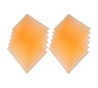 FUOYLOO 12pcs Filtres de Lumière Colorée en PVC Orange Résistance aux Rayures et Transmission de Couleur pour Éclairage LED et Fêtes