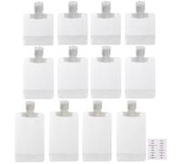 FUOYLOO 1ensemble Set de Flacons de Voyage Bouteilles Cosmétiques Souples Multifonctions avec Étiquettes Distributeurs Portables pour Lotion Shampooing Crème Maquillage