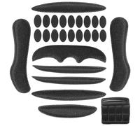 FUOYLOO 1ensemble Set de Rembourrage Casque Vélo et Moto Éponge Absorbante Coussin Intérieur Antichoc et Anti-Transpiration Kit Réparation pour Casques de Sécurité