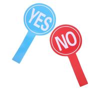 FUOYLOO 2 Pièces Pagaies de Salle de Classe Légères et Réutilisables en Mousse pour Vote et Évaluation, Design Simple Face, pour Juges et Étudiants Lors D'événements