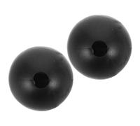 FUOYLOO 2 Pièces Support de Diapason et Équilibrage des Chakras Noir Léger et Élégant en Caoutchouc en Usage Mobile