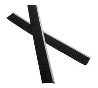 FUOYLOO 2pcs Brosses de Boîte aux Lettres en Nylon avec Joint D'étanchéité Noir, Facile à Installer et Résistant la Perte, pour Rabat de Boîte aux Lettres de Bureau