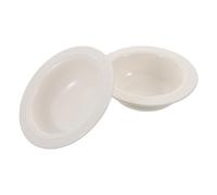 FUOYLOO 2pcs Coupelles de Rechange en Céramique de Chapeau, Compatible Fondants de Cire et Huiles Essentielles, Faciles à Nettoyer pour Brûleur Parfumé