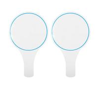 FUOYLOO 2pcs Mini Tableaux Blancs Effaçables à Sec pour Notation des Juges, Design Simple Face, Matériau Mousse, Facile à Utiliser en Compétition