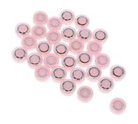 FUOYLOO 30pcs Roulements Utilitaires en Plastique et Fer pour Projets Décoratifs et Bricolage DIY, Compatibilité Polyvalente et Usage Prolongé, Couleur Rose