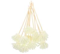 FUOYLOO 36 pièces Bâtons Diffuseurs Fleur Artificielle Recharge Parfum pour Diffuseur Huile Essentielle Ambiance Naturelle Aromathérapie Maison Spa