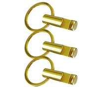 FUOYLOO 3pièces Porte-clés Ouvre-bouteille Forme de Doré Décapsuleur Résistant à Usure Compact et Pratique pour Maison Bar et Voyages
