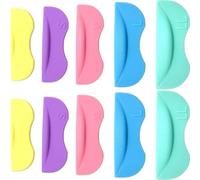 FUOYLOO 5 Paires Kit de Rehaussement de Cils Adaptés Légers et Confortables Patchs en Silicone Réutilisables Lifting la Plupart des Formes D'yeux