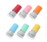 FUOYLOO 6 de Récompense 6 Pièces Colorées pour Petits Enseignants en Pvc, Sourire Auto-encreurs pour Encourager et Motiver en Milieu Éducatif Classe
