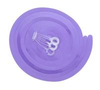 FUOYLOO 6pcs Décorations de Mariage Tourbillon Suspendu en Plastique Pourpre Trou Suspendre Facile à Décorer pour Plafond Fête Anniversaire