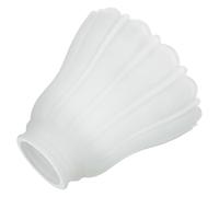 FUOYLOO Abat-jour en Verre Blanc E27 pour Plafonnier et Lampe Suspendue, Lumière Douce Installation Facile, pour Éclairage Intérieur Crystal Lamp et Ceiling Light