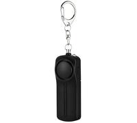 FUOYLOO Alarme Sonore Personnelle Anti- avec Lumière LED, Matériau Abs Léger et Facile à Utiliser, pour Camping et Promenade de Chien, Fonctionnant avec 2 Piles AAA