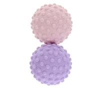 FUOYLOO Balles de Massage pour Points de Déclenchement et Yoga, Lot de 2 en Silicone Souple de 49 MM, Adaptées la Réflexologie Plantaire Exercices Musculaires à Domicile