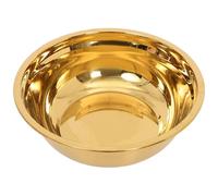 FUOYLOO Bassine Acier Inoxydable Cuisine et Salle de Bain, Bol de Préparation Alimentaire Rond Égouttoir Intégré, Usage Ménager Polyvalent