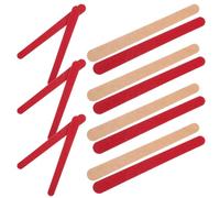 FUOYLOO Bâtonnets de Ponçage Facile à Utiliser Lot de 40 en Papier Abrasif Rouge Outil de Polissage pour Modélisme Plastique et Bois pour Création D'artisanat Délicat