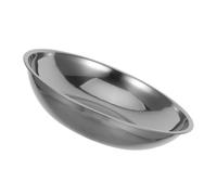 FUOYLOO Bol de Pesée en Acier Inoxydable 25 Cm pour Balance Numérique, Plateau de Pesée Réutilisable, Outil de Pesage Précis et Portable Cuisine et Usage Domestique Professionnel