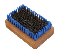 FUOYLOO Brosse à Farter pour Skis et Snowboards - Outil de Nettoyage et de Nettoyage avec Poils en Nylon et Laiton et Manche en Bois - Accessoire d'entretien Portable pour Les athlètes