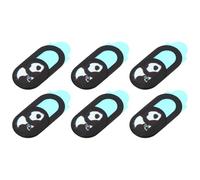 FUOYLOO Cache-caméra de Confidentialité pour Tablette et Webcam, Lot de 6 Pièces, Ultra-Fin en Abs Adhésif Puissant, Design Unique Style Cartoon pour Protéger Votre Vie Privée