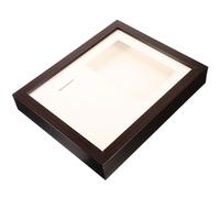 FUOYLOO Cadre Porte-Médailles en Bois 11 Pouces Coffret de Rangement pour Médailles de Compétition et Photos pour Bureau et Salon