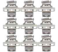 FUOYLOO Clips à Ressort pour Spots Encastrés Lot de 20, Pinces Compactes Résistantes la Corrosion, Fixation Fiable pour Panneaux Lumineux et Downlights Plafond