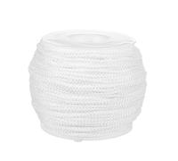 FUOYLOO Cordon en Nylon tressé Blanc de 50 m pour Stores Romains, résistant et Utilitaire, idéal pour accrocher des Tableaux, fabriquer des Bracelets, réaliser projets de Loisirs créatifs et