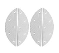 FUOYLOO Coussinet de Réparation pour Talons Bottes 2 Paires Plaques Métalliques Demi-Lune Protection L'Usure Chaussures Homme Usage Professionnel et Quotidien