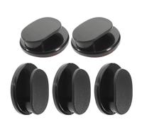 FUOYLOO Crochets Adhésifs Noirs Organisateur Multifonctionnel Lot de 5 pour Voiture en Pp pour Rangement Intérieur, Design Élégant, pour Porte-clés et Petits Objets