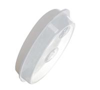 FUOYLOO Cuiseur Vapeur pour Micro-Ondes Couvercle Anti-Projections Plat Ovale en PP Adapté la Cuisson de Riz et Raviolis