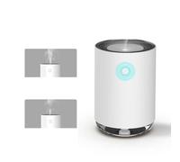 FUOYLOO Diffuseur D'arômes Portable Blanc USB Fonction Aromathérapie et Design Silencieux pour Maison, Bureau et Voiture, Humidificateur Miniaturisé en Abs et Silicone