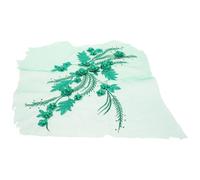 FUOYLOO Écusson Brodé Floral Vert Foncé en Dentelle Appliqué Perles et Strass, Patchs pour Robe de Soirée Mariage, Accessoire Couture et Décoration Tenue Femme