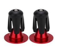 FUOYLOO Embouts de Guidon en Alliage d'aluminium 1 Paire pour vélo avec Filetage M4 x 34 mm adaptés au Guidon de 22-24 mm pour Cyclisme en extérieur