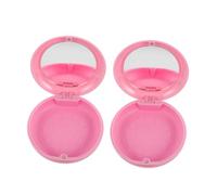 FUOYLOO Étui de Voyage pour Prothèses Dentaires avec Miroir, Design Portable en Plastique, Protection Antipooussière, pour Bureau et Maison, Lot de 2 Pièces