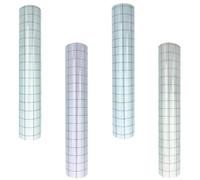 FUOYLOO Film de Transfert Autocollant en Pet 4 Feuilles avec Grille de Positionnement Pratique pour Application Précise et Couverture Brillante