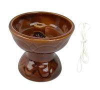 FUOYLOO Lampe à Pétrole Vintage Mèche en Céramique pour Usage Intérieur et Offrandes Temples et Sanctuaires