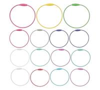 FUOYLOO Lot de 15 Porte-clés en Câble Métallique Coloré Verrou à Vis, Design Créatif, Robuste et Pratique pour Accessoires DIY et Pendentifs Faits Main Couleur Aléatoire